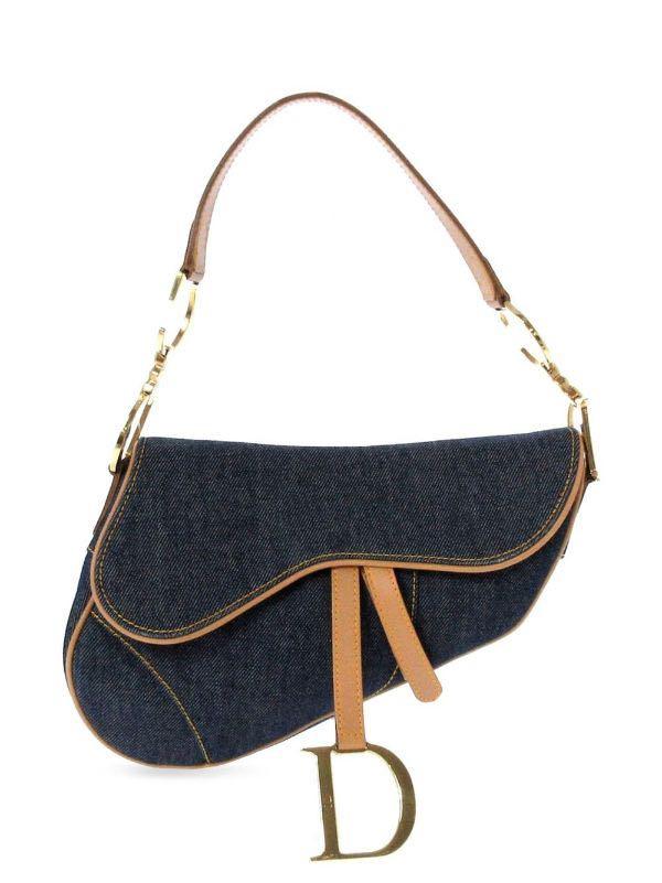 Denim dior saddle bag vintage Clearance