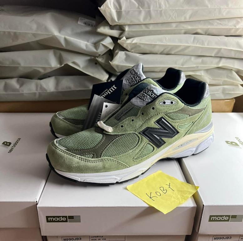 賣us5.5 出售New Balance 990v3 JJJJound Olive M990JD3, 男裝, 鞋, 波鞋- Carousell