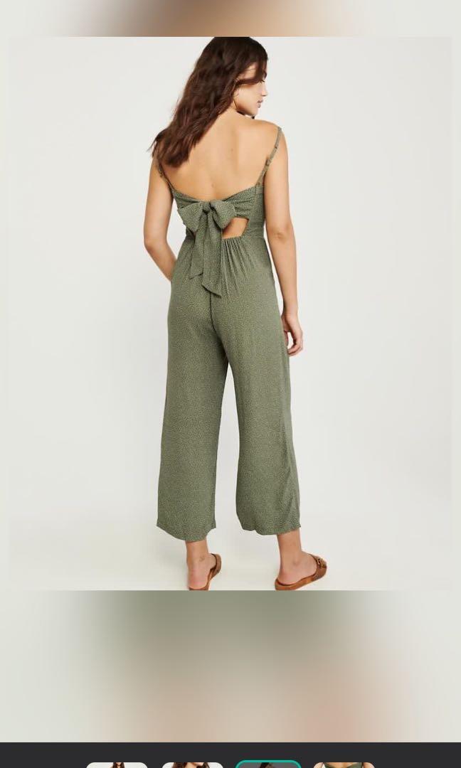 Abercrombie tie back jumpsuit 2025