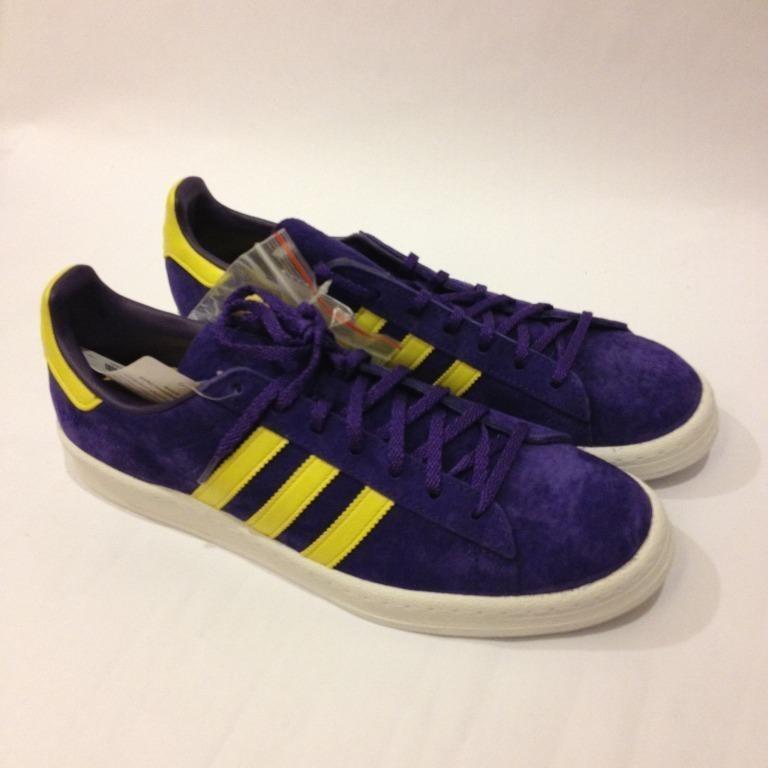 Purple and yellow adidas munchen sales