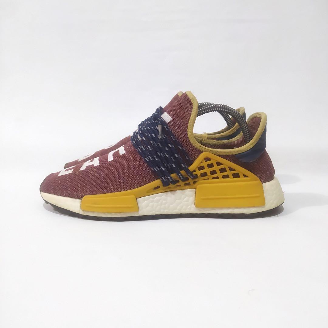 Adidas X Pharell Williams Human Race Multi Color Body Earth, Fesyen Pria,  Sepatu , Sneakers di Carousell