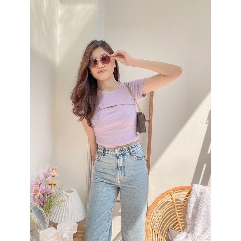 Alice Purple Top, Fesyen Wanita 