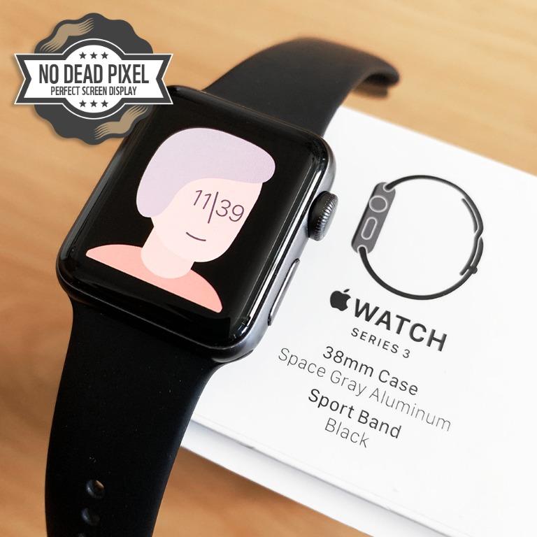 Apple watch series 3 discount 38mm gps space gray