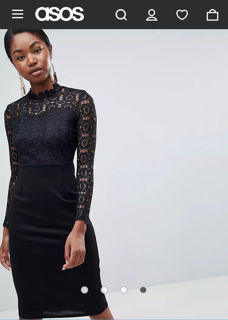 Club l high sale neck crochet maxi dress