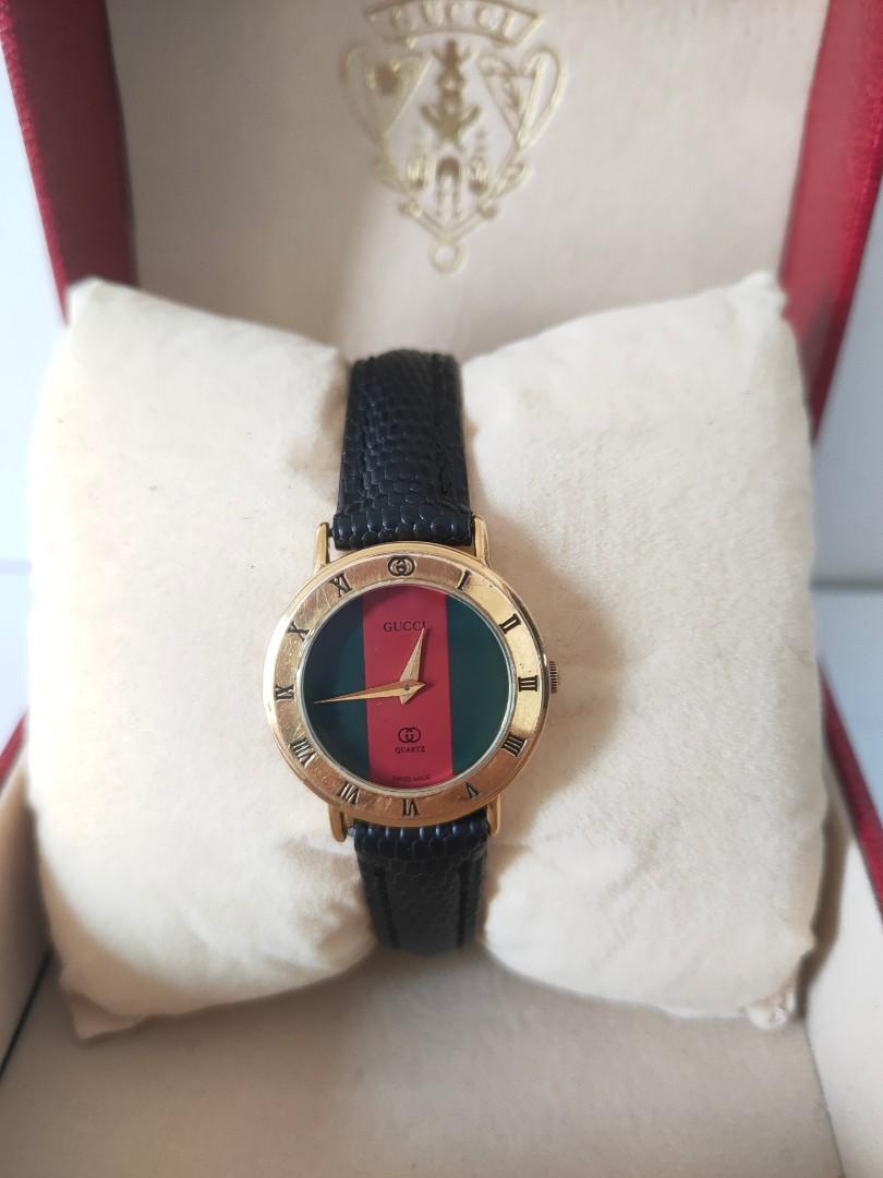 Auth Gucci 3001 L Watch for Ladie's 
