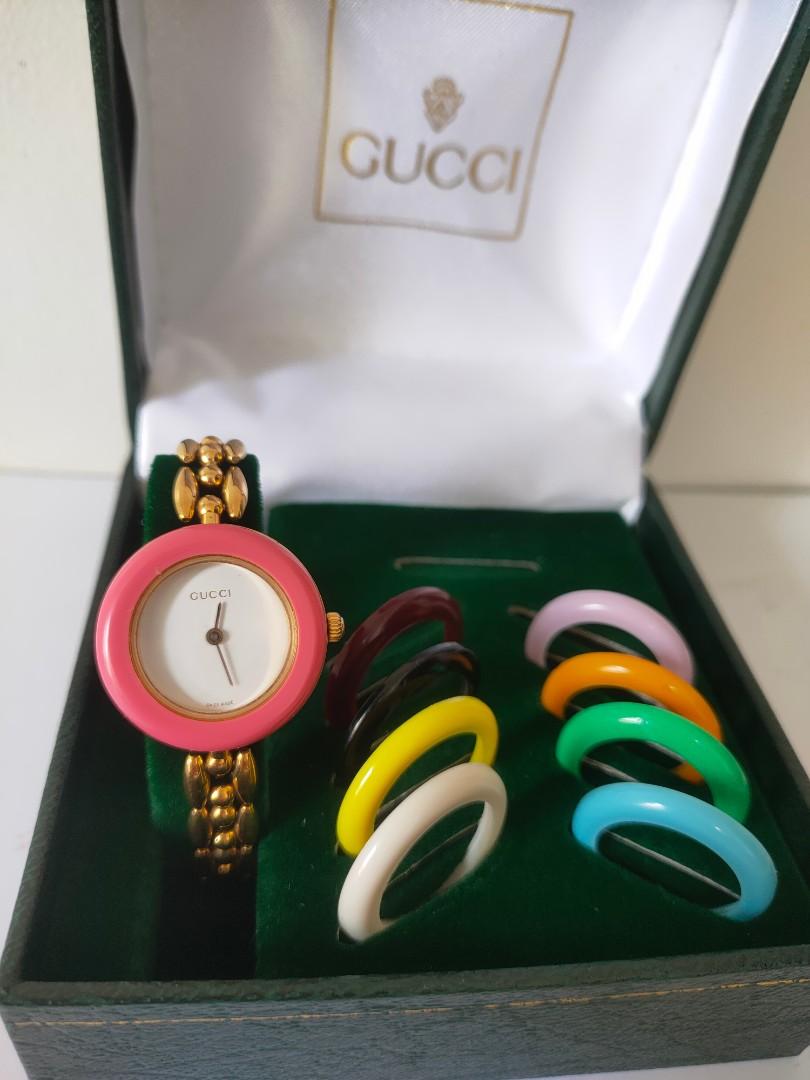 Auth Gucci RiceLink Interchangeable 