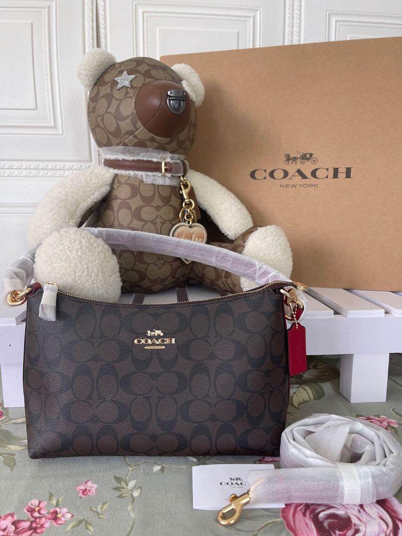 AUTHENTIC COACH F85696 Sling monogram bag in red handbag