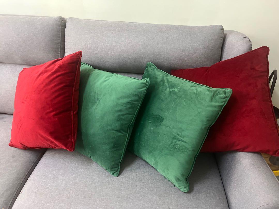 Spotlight green hot sale cushions