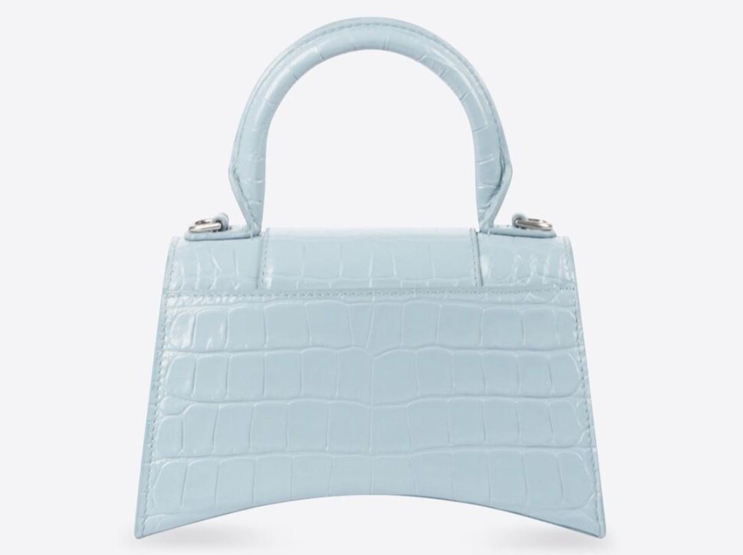 All afternoon crocodile handbag Balenciaga Blue in Crocodile - 26951020