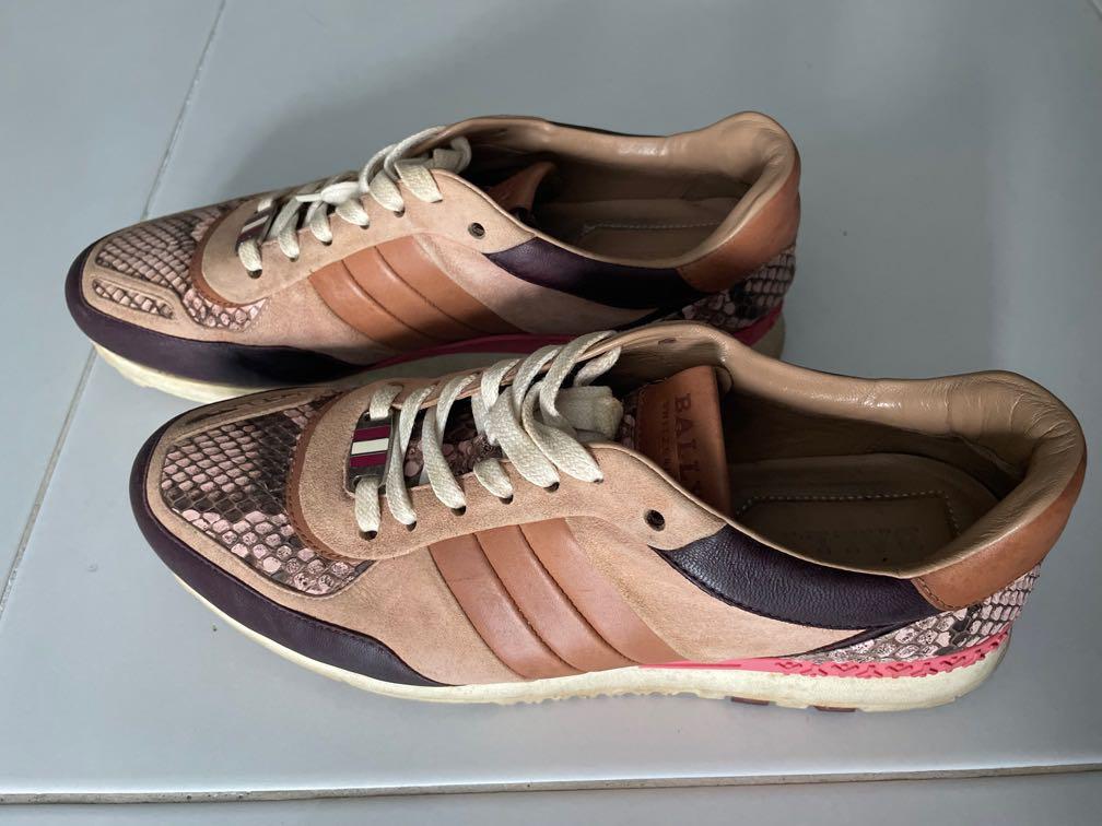 Bally snakeskin shoes hotsell