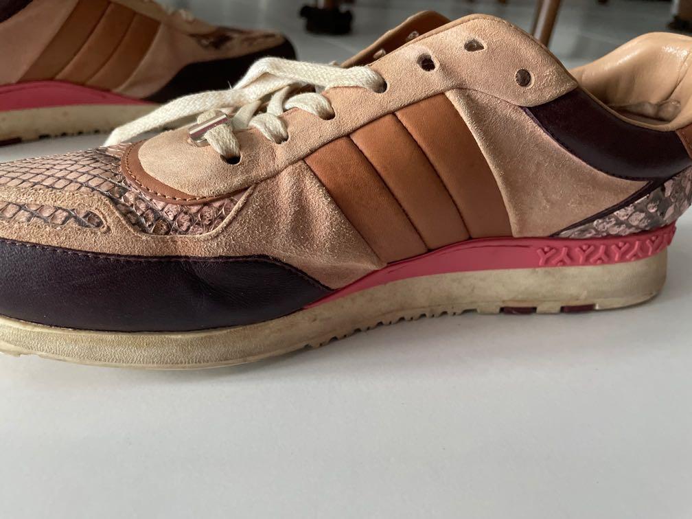 Bally top snakeskin sneakers
