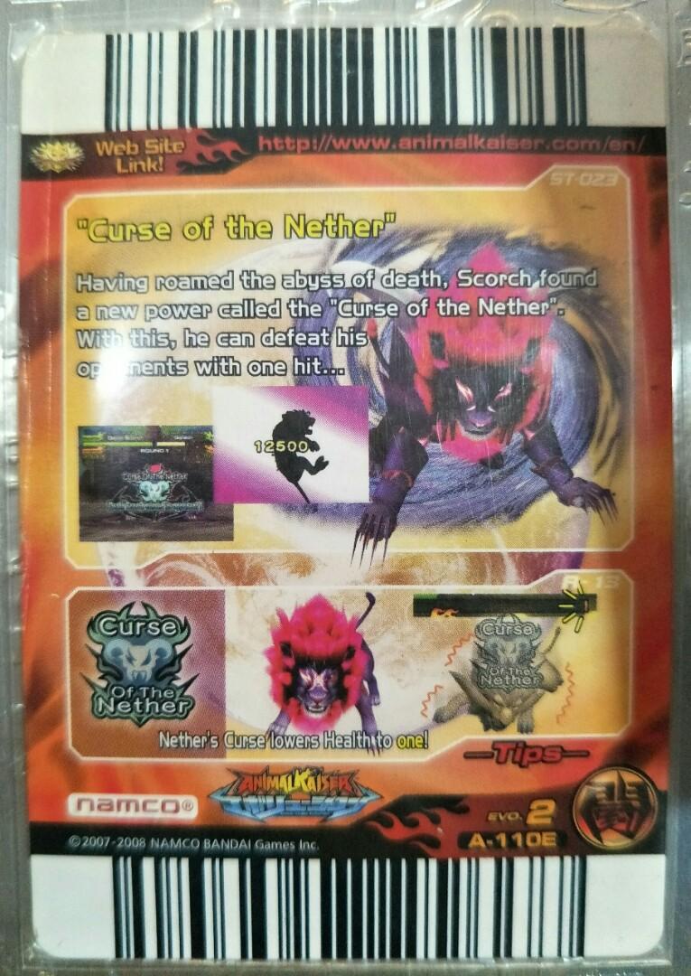 BANDAI Animal Kaiser Evo.2 Animal Card Death Scorch Ultra Rare Damage