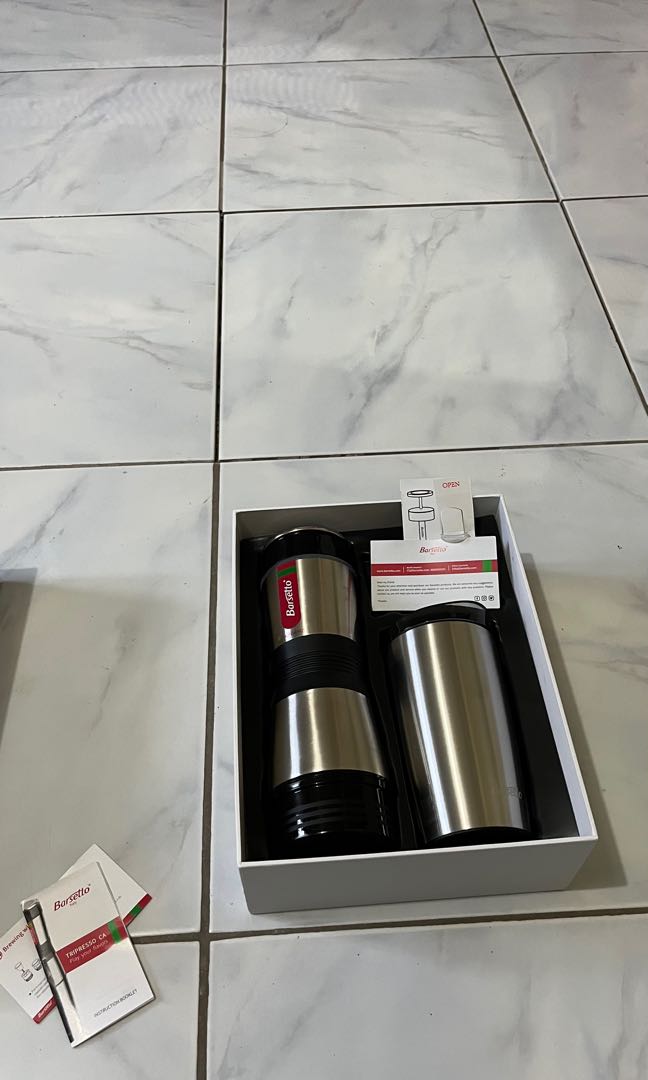 Barsetto Tripresso Portable Espresso Machine, TV & Home Appliances