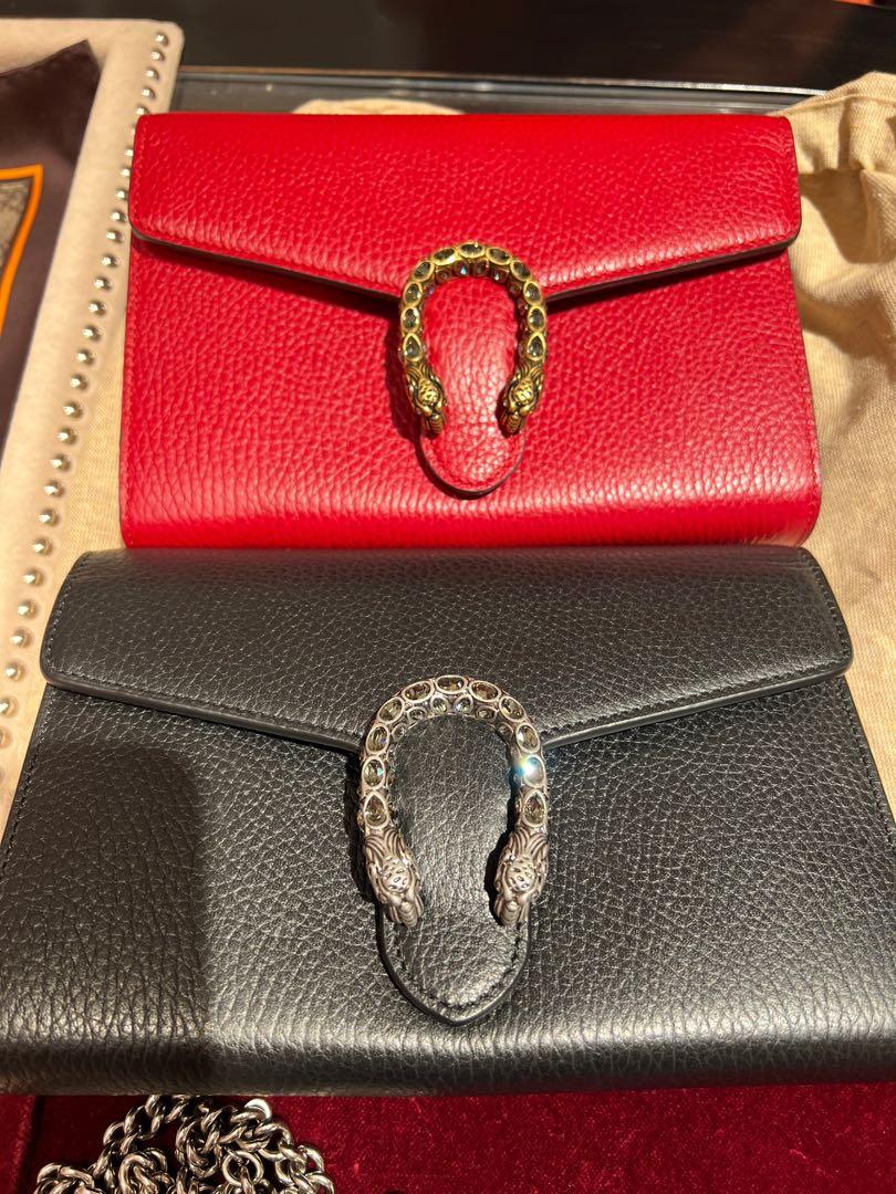 BNIB Gucci Dionysus Mini Chain Leather Bag WOC