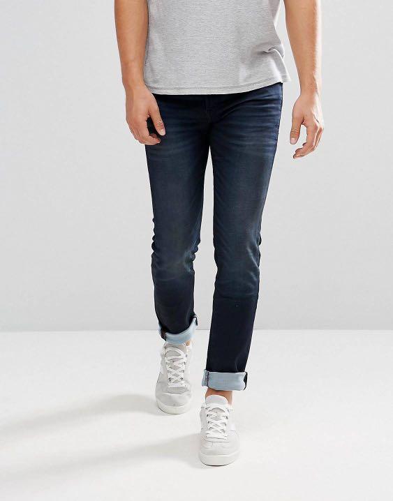 BOSS Orange By Hugo Boss 72 Skinny Fit Jeans Dark Wash size 32