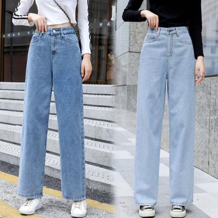 Boyfriend Jeans wide leg jeans korean 
