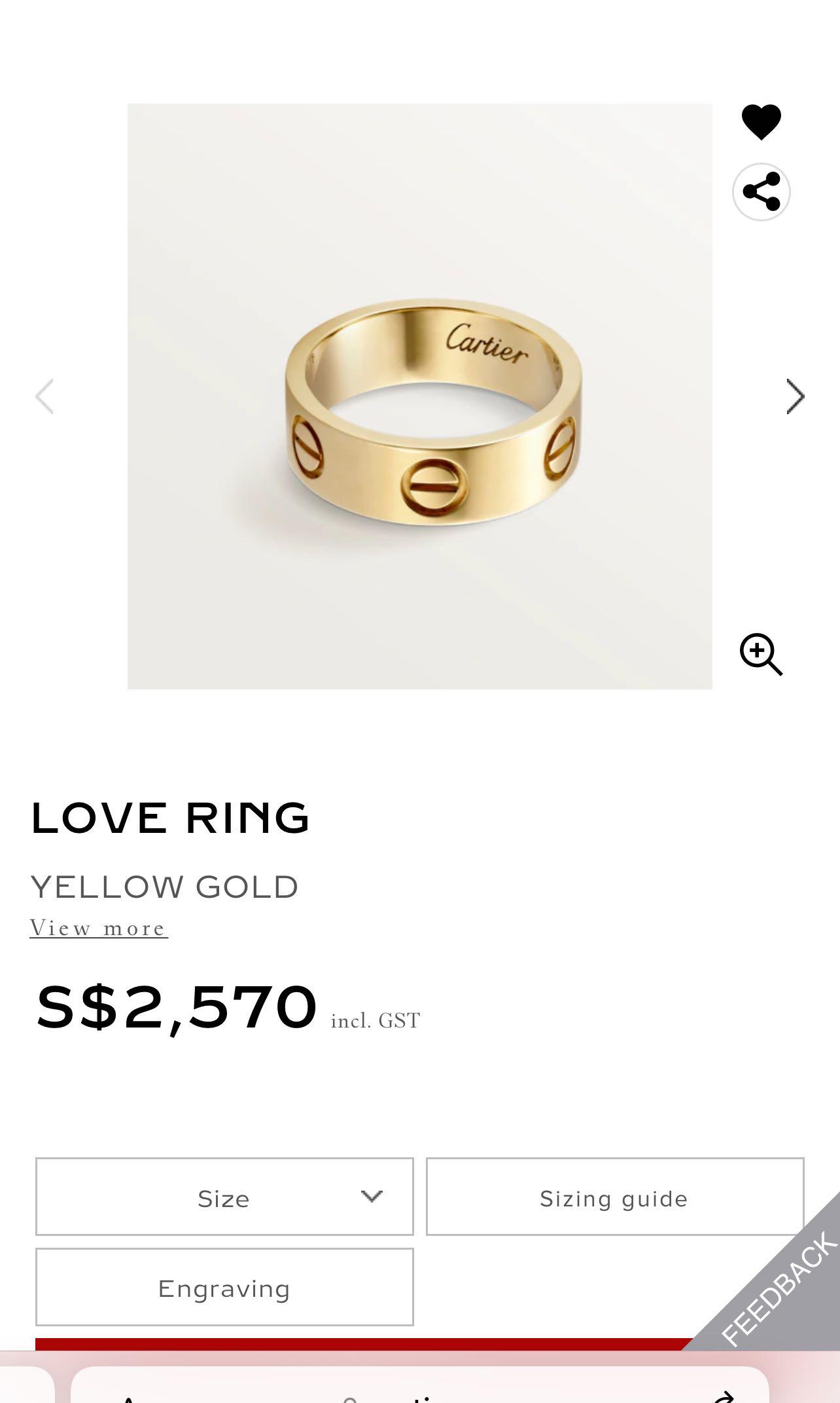 Cartier love discount ring love engraving
