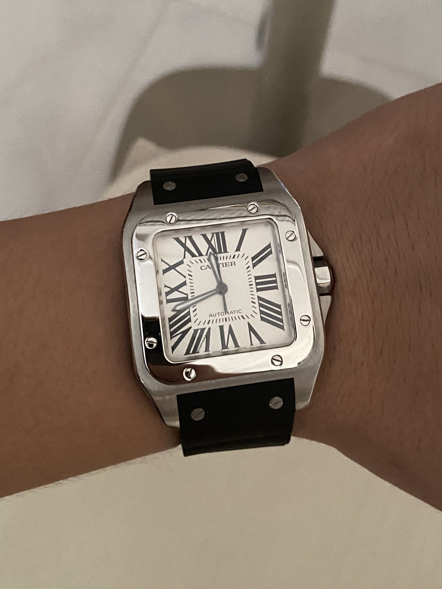 Cartier Santos 100 XL Full Set, Luxury 