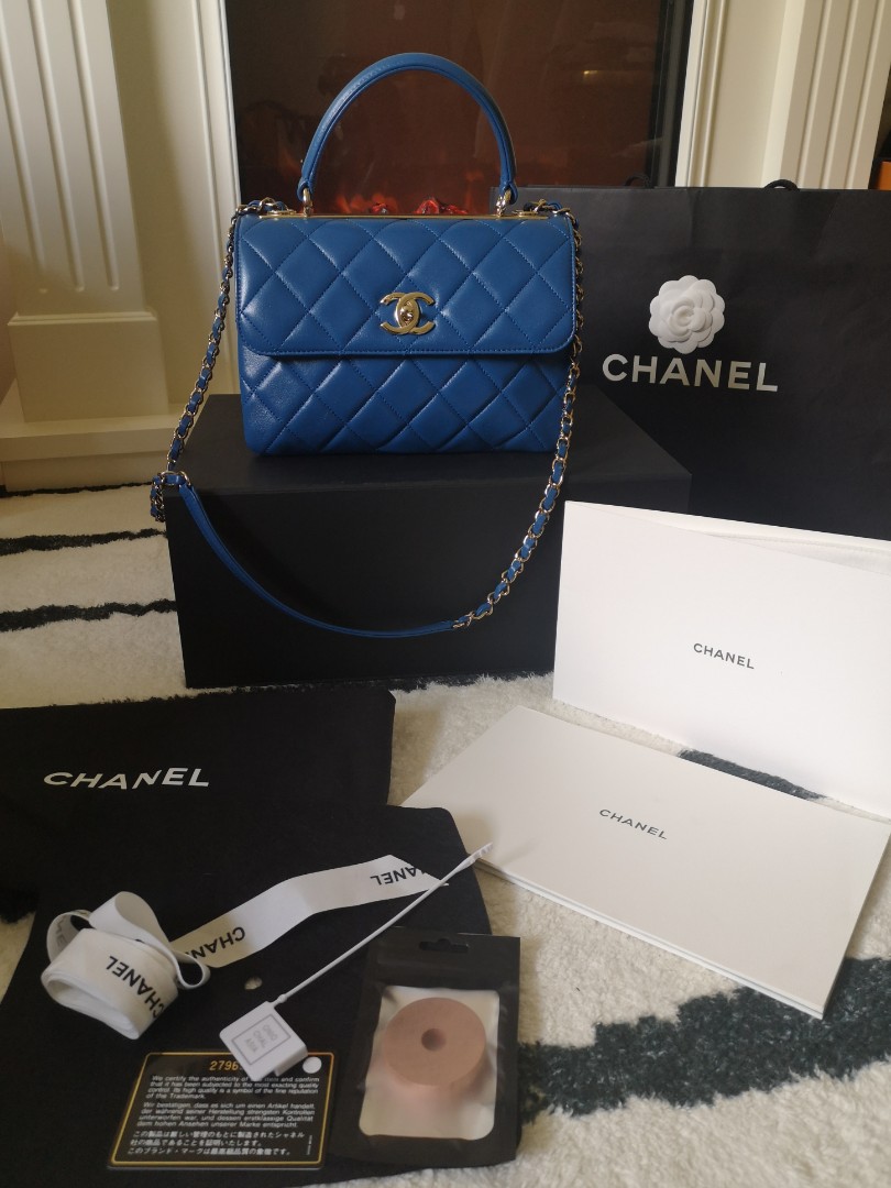 Chanel trendy cc blue best sale