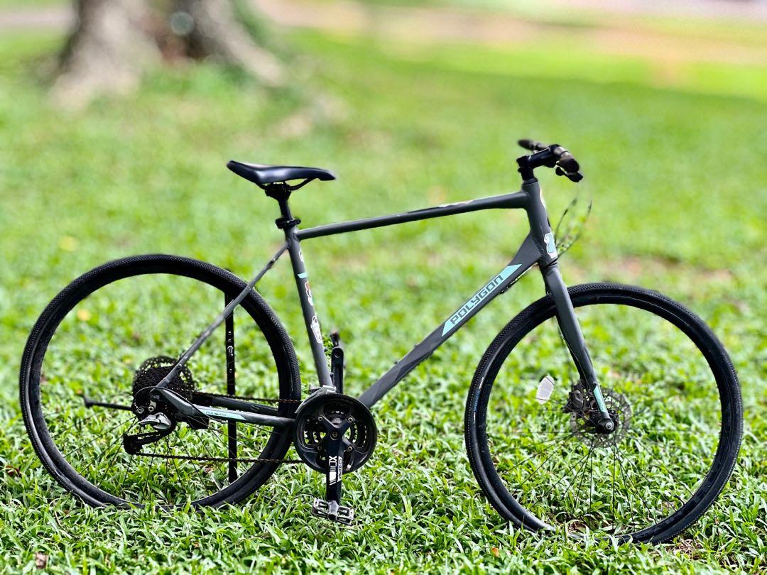 Cheapest Polygon disk Path road bike hybrid, Sports Equipment, Bicycles