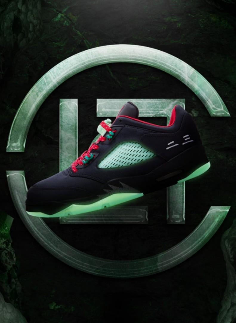 CLOT X Nike Air Jordan Retro Low SP 'Jade', Men's Fashion - Main Image