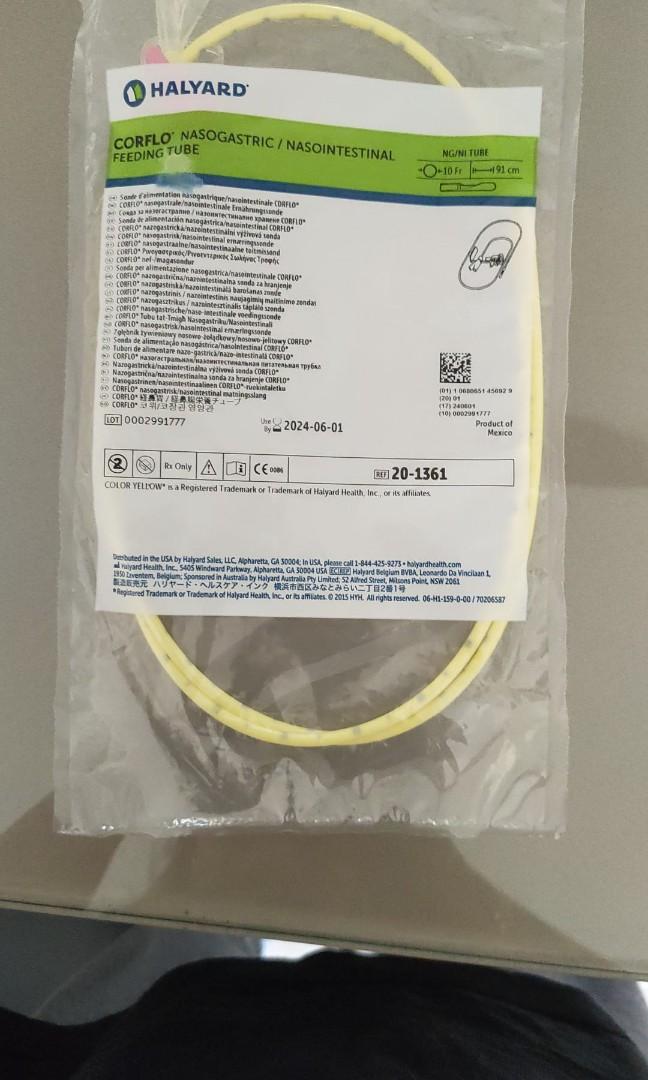 CORFLO Feeding Tube, Health & Nutrition, Medical Supplies & Tools on