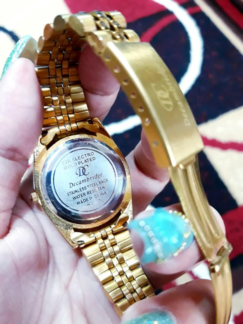 De cambridge swiss quartz sales watch price