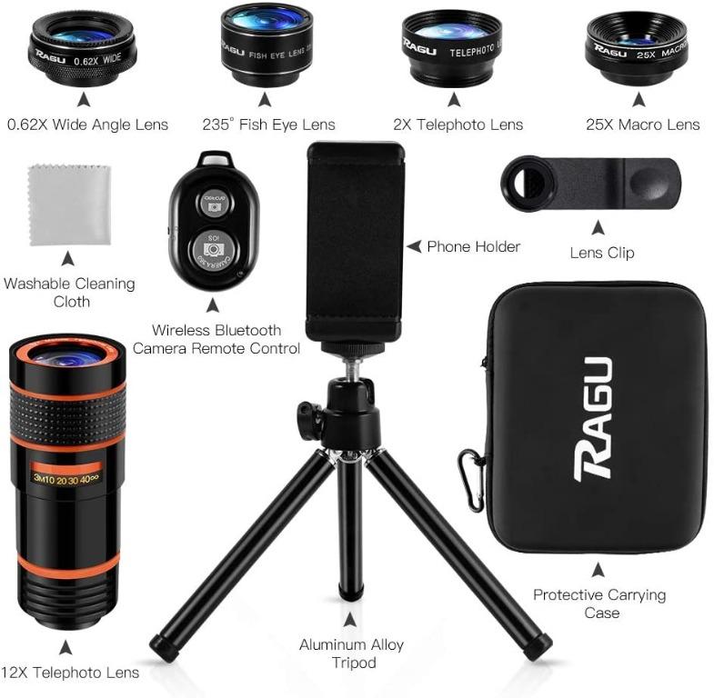 Distianert 6 in 1 camera lens kit for smart phones, Photography, Lens