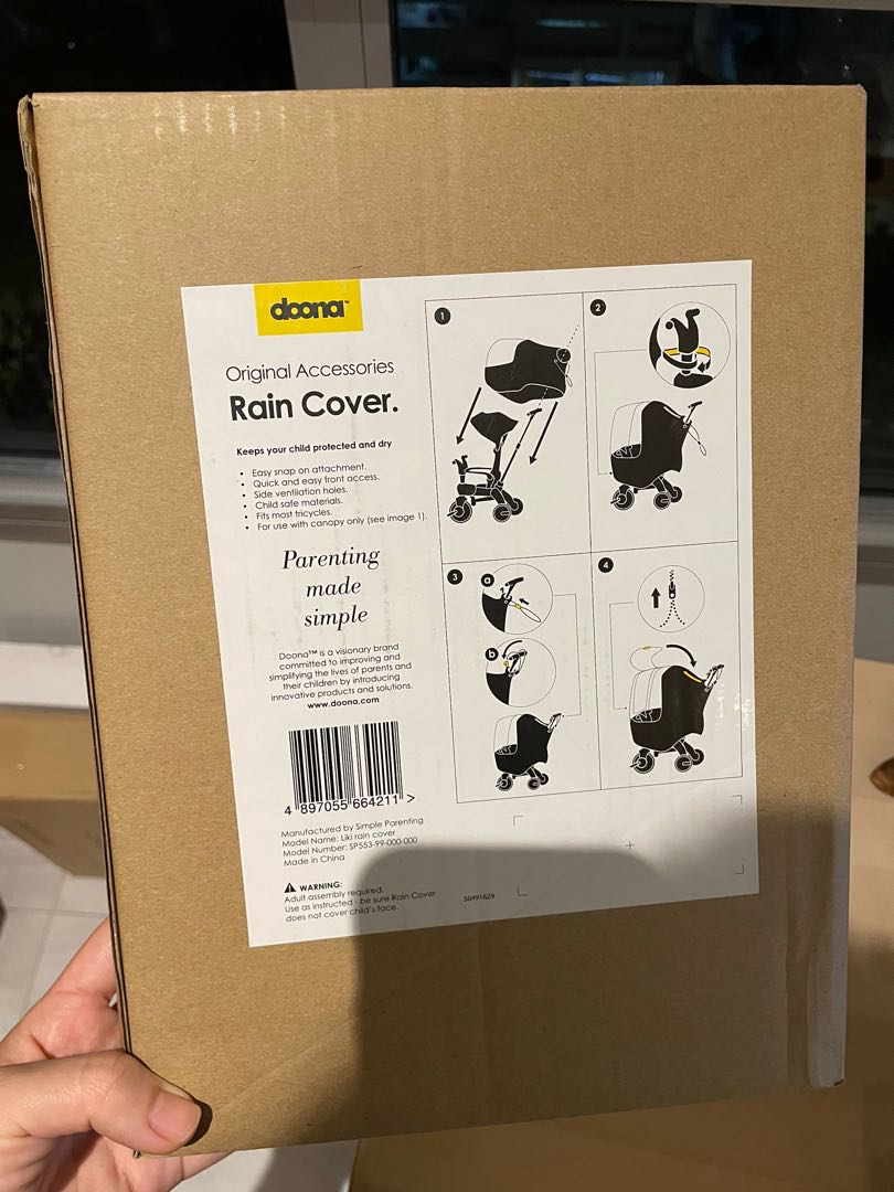 Doona Liki Trike Rain Cover, Babies & Kids, Going Out, Strollers on Carousell