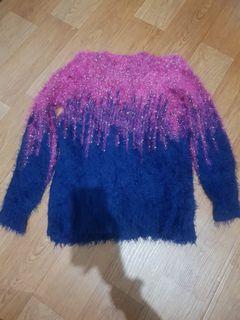 Fuzzy gradasi purple