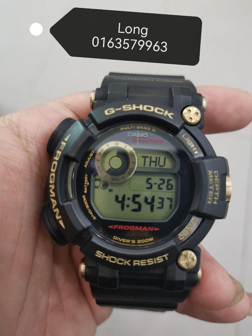 G shock gwfd1035 frogman gold tornado