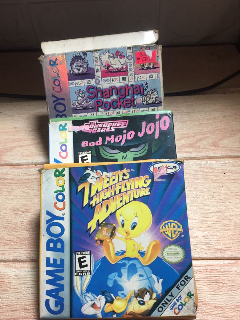 Gameboy Color Games With Box, Video Gaming, Video Games, Nintendo on ...