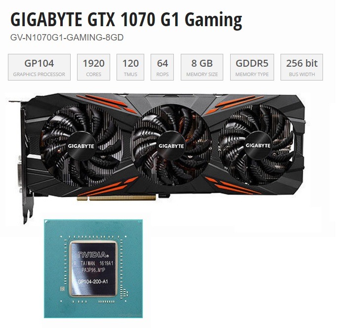 Gigabyte hotsell 1070 g1