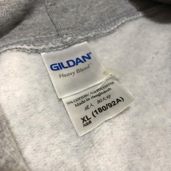 Gildan Blank Hoodie, Fesyen Pria 