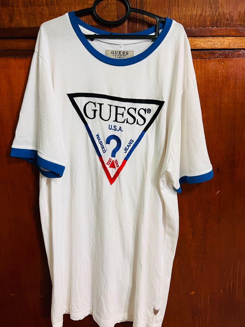 Guess t shirt oversized online