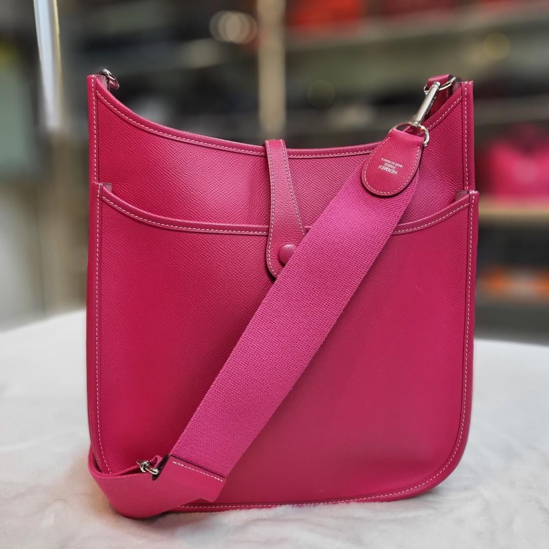 Hermès Red Epsom Evelyne III 33