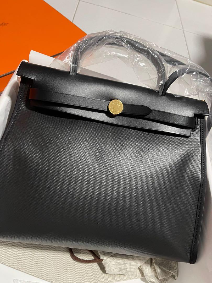 LoVey Goody - 🖤Brand New Hermes Herbag 31 Black in Gold