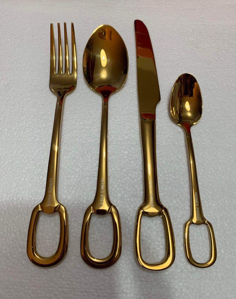 Gold hermes spoon Clearance