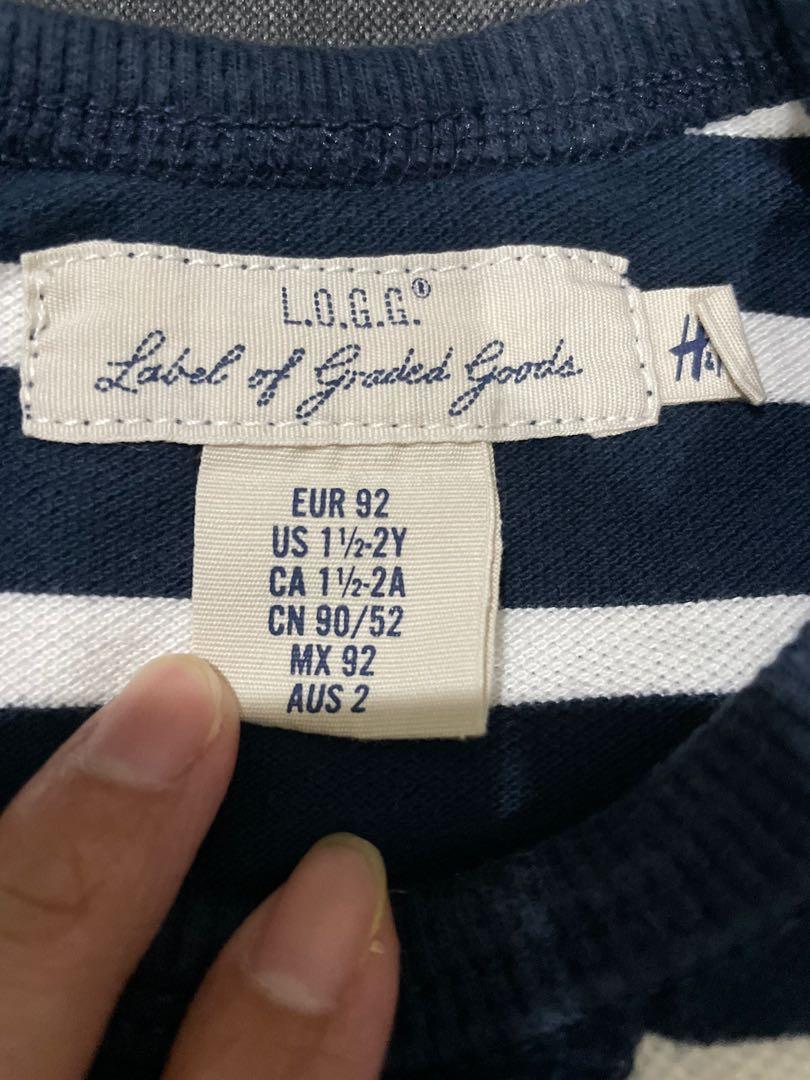 H&M blue stripes sweater
