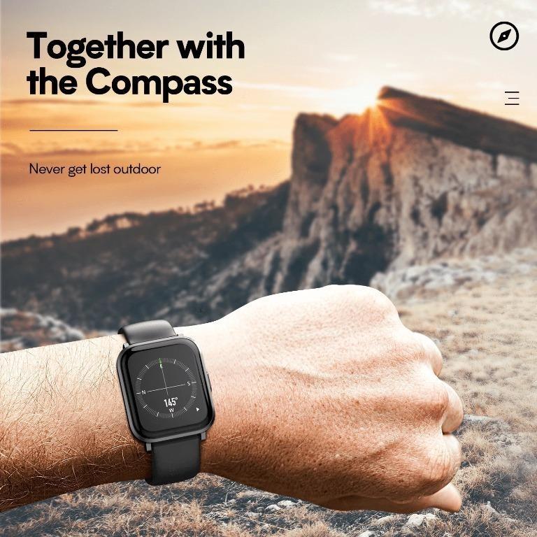 HolyHigh Fitness Tracker Smart Watch Bluetooth 5.0 IP68 CS201