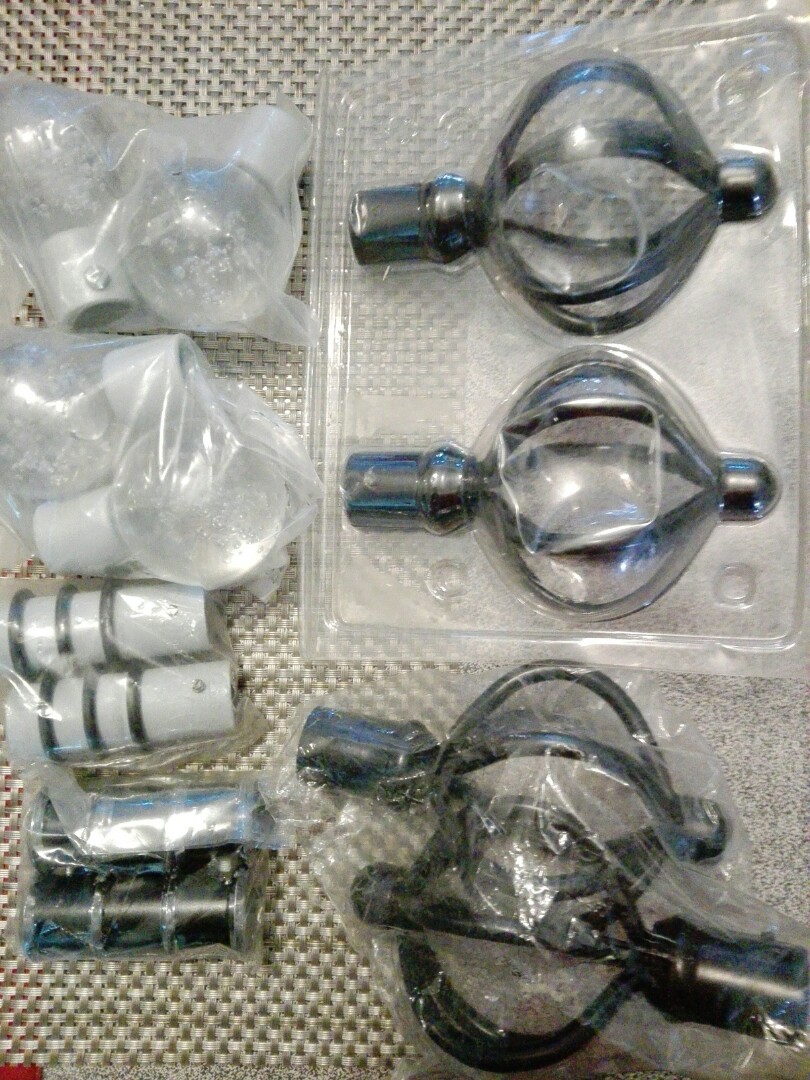 Ikea Curtain Rod Ends, Furniture & Home Living, Home Decor, Curtains