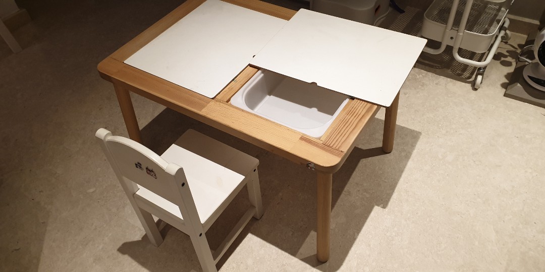 Ikea Flisat table with storage, Babies & Kids, Baby Nursery & Kids