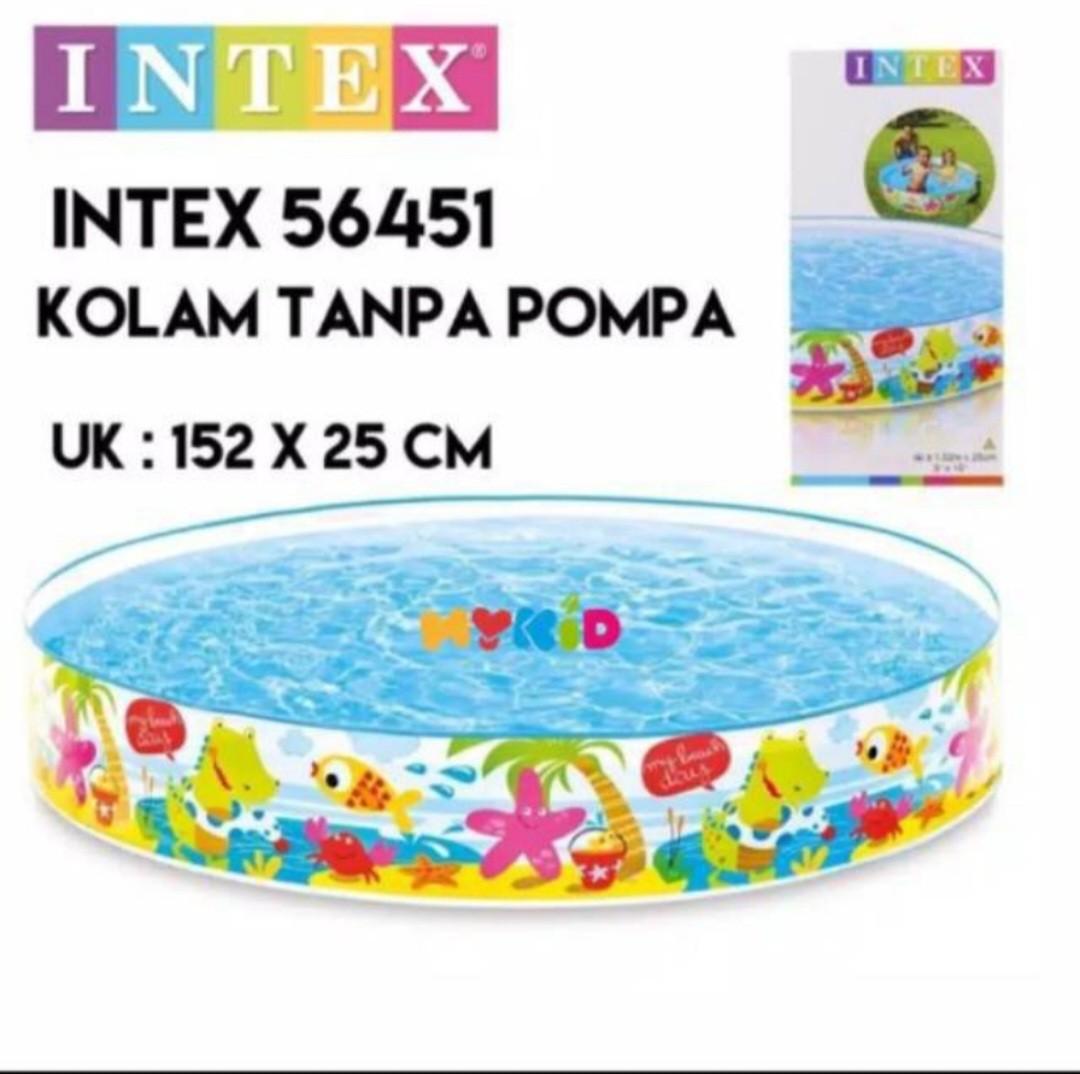Intex Foldable Pet Pool - 48400NP Animal Design Pool For Dogs & Pets - 492 Liter Capacity Outdoor Cooling Pool