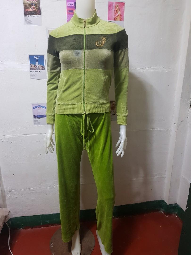juicy couture tracksuit green