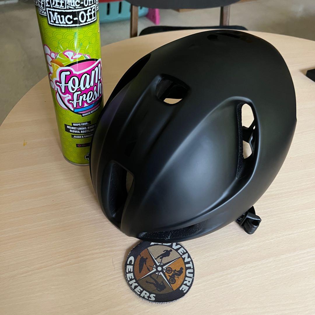 Kask Utopia Matte black helmet (small size), Sports Equipment, Bicycles & Parts, Parts