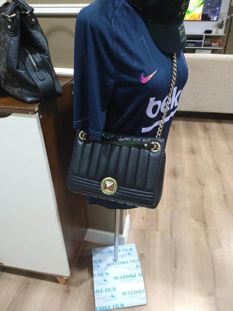 Kate Spade Quilted Evangeline Bag with Gold Chain
