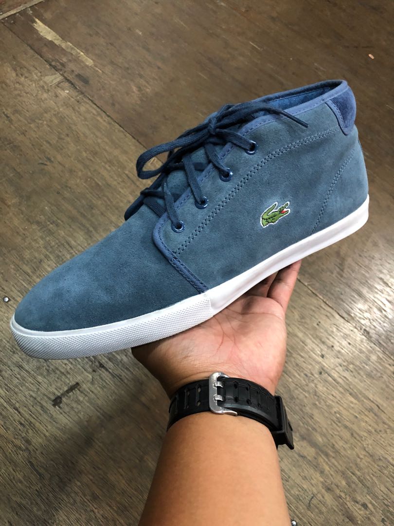 Lacoste Ampthill Col Men's Casual Blue Suede Leather US), Men's Fashion, Footwear, Sneakers on Carousell