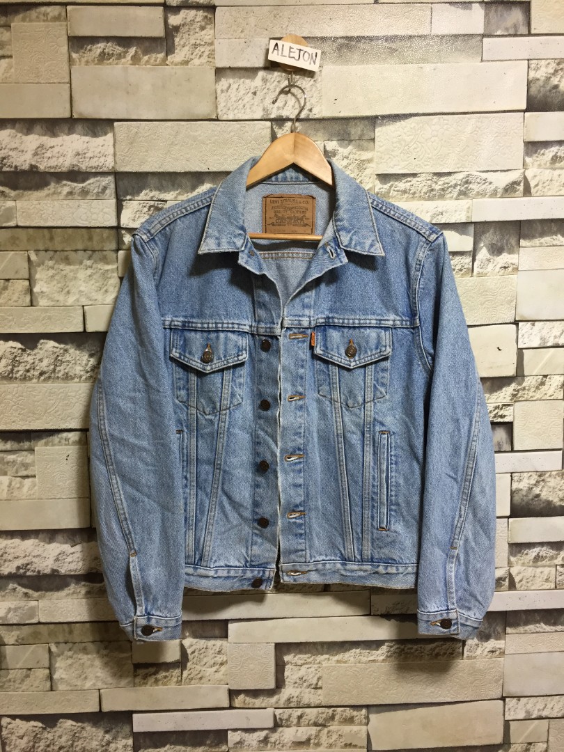 LEVI S ORANGE TAB VINTAGE TRUCKER JACKET