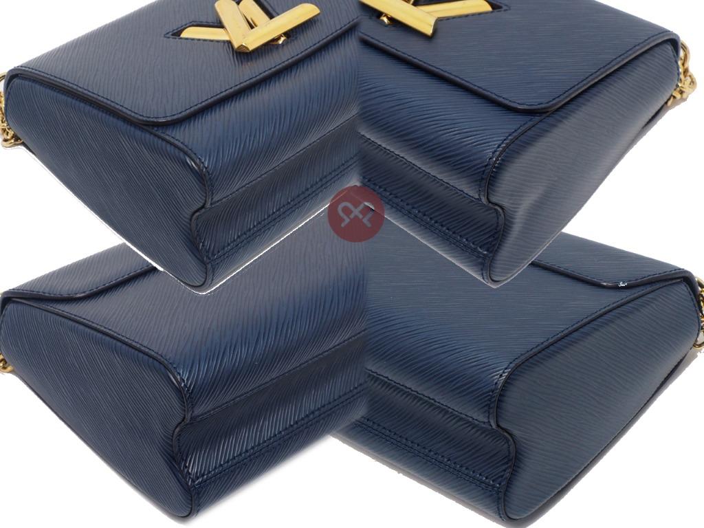 Louis Vuitton M53090 Blue Epi Leather Twist MM Shoulder /Crossbody