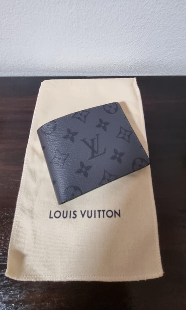 Louis Vuitton M80906 Slender Wallet, Grey, One Size